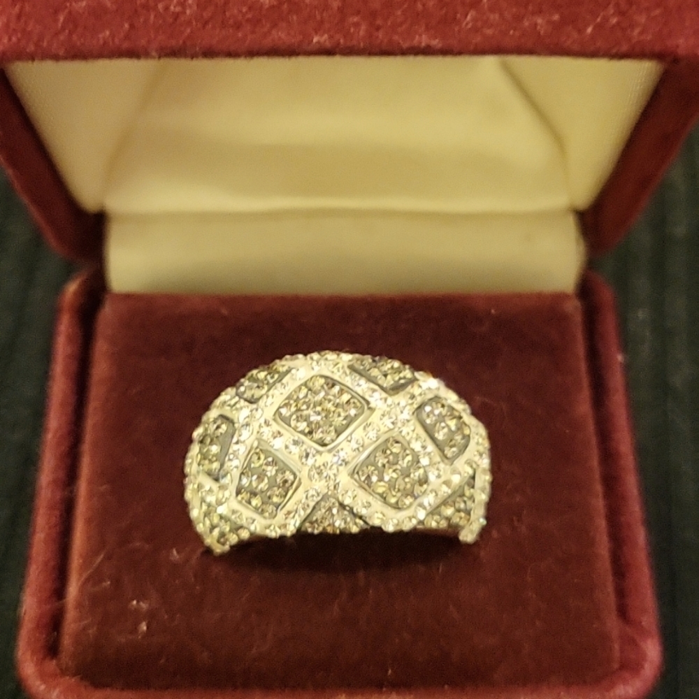 Jcm stainless steel sparkles ring